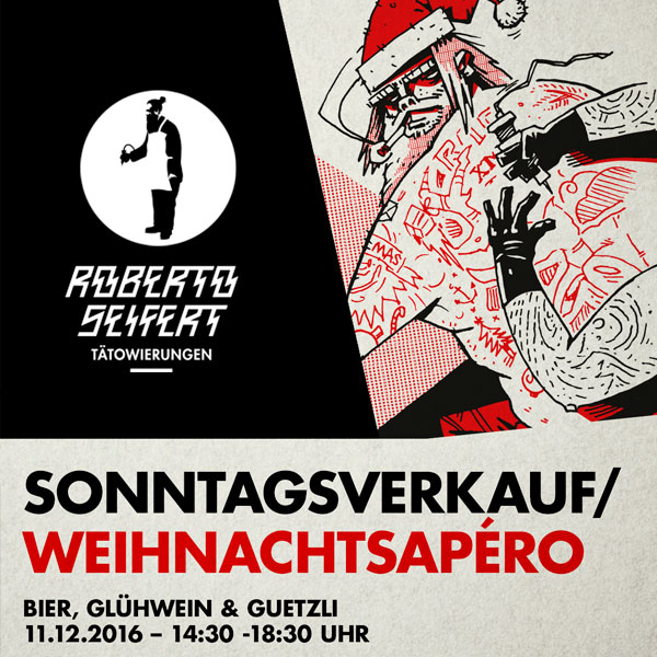 Roberto Seifert Tätowierungen – Bier, Glühwein, Tattooflash